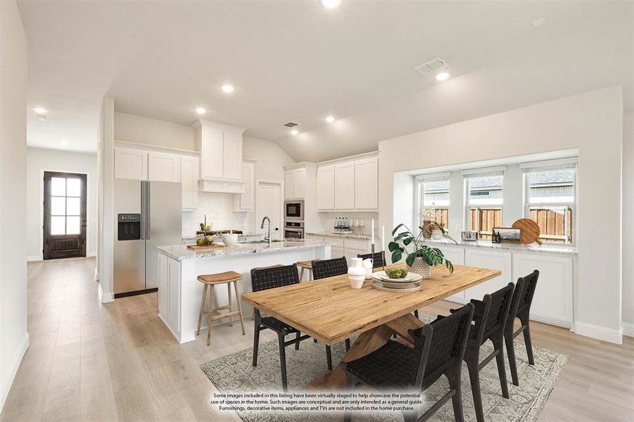Furnished interior view inside a new home in Wildcat Ridge, Godley (Image 9).