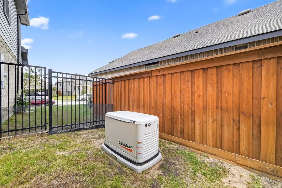 Feel at peace during storms with this whole home generator