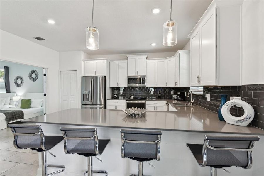 Furnished interior view inside a new home in , Davenport (Image 5).
