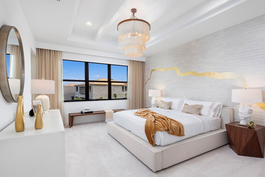 Representative furnished interior of a home built from the Mariana by GL Homes in Lotus Edge, Boca Raton (Image 13).