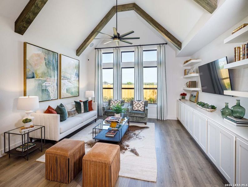 Furnished interior view inside a new home in Alsatian Oaks, Castroville (Image 9).