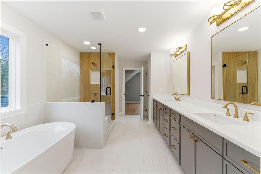 Furnished interior view inside a new home in Sterlington, Canton (Image 17).