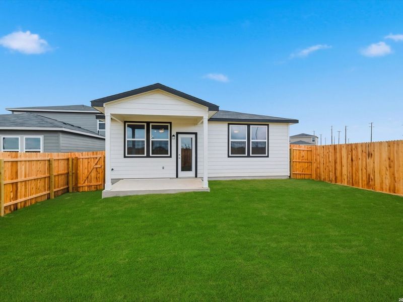 Exterior details and patio area of a home in Agave, San Antonio (Image 4). Exterior details and patio area of a home in Agave, San Antonio (Image 4).