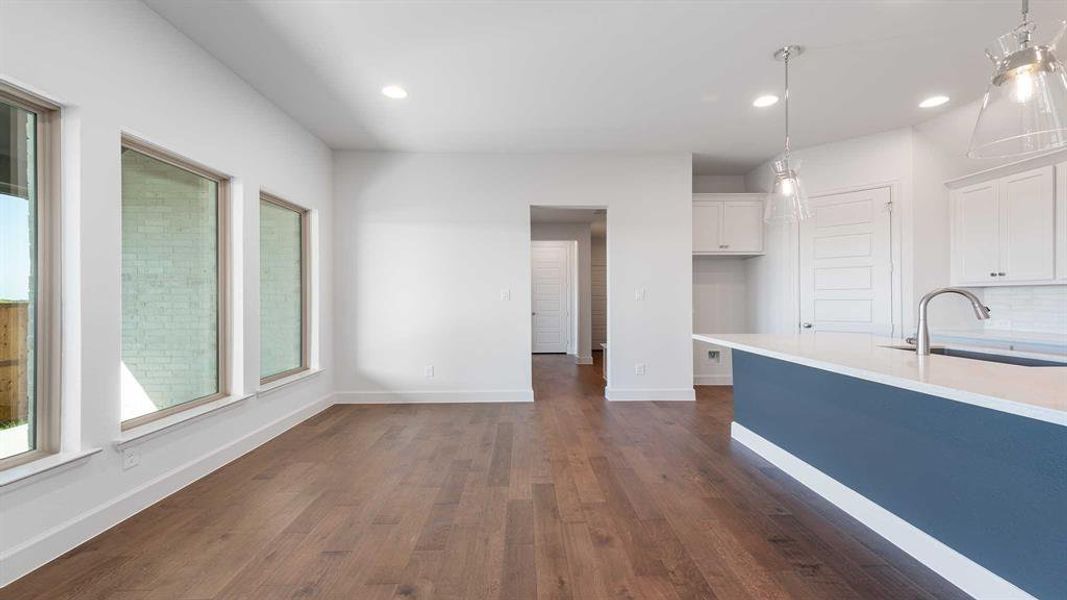 Spacious, unfurnished interior of a new home in The Heights At Uptown Celina 45', Celina (Image 17).