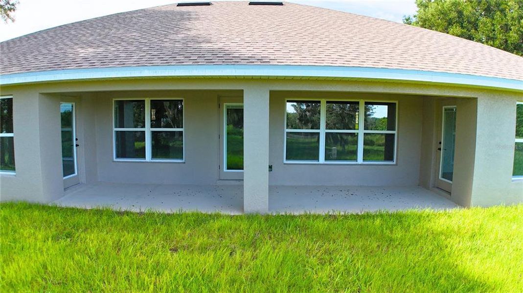 Exterior details and patio area of a home in Hill Country Estates, Dade City (Image 16). Exterior details and patio area of a home in Hill Country Estates, Dade City (Image 16).
