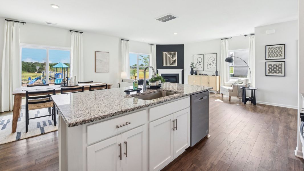 Furnished interior view inside a new home in Granite Falls, Lancaster (Image 6).