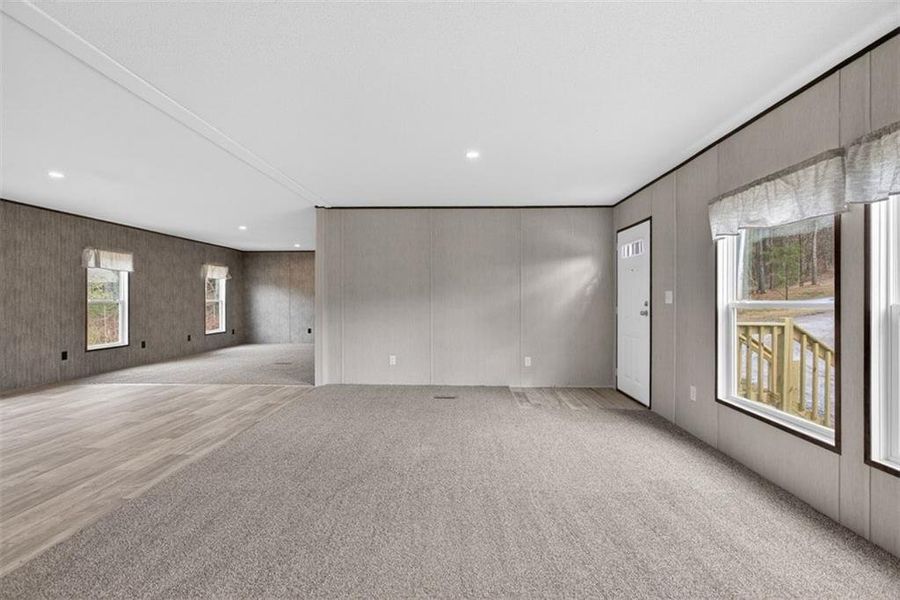 Spacious, unfurnished interior of a new home in , Royston (Image 26).