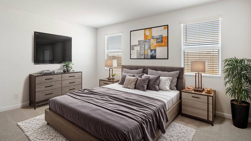 Furnished interior view inside a new home in Mason Ranch, Surprise (Image 7). Furnished interior view inside a new home in Mason Ranch, Surprise (Image 7).