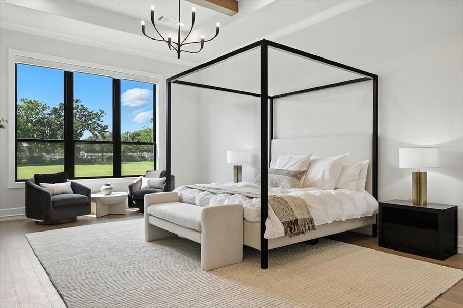 Furnished interior view inside a new home in , Bartonville (Image 19).