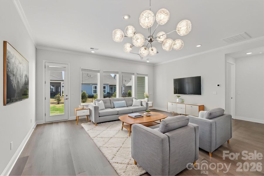 AI generated Staging Family Room