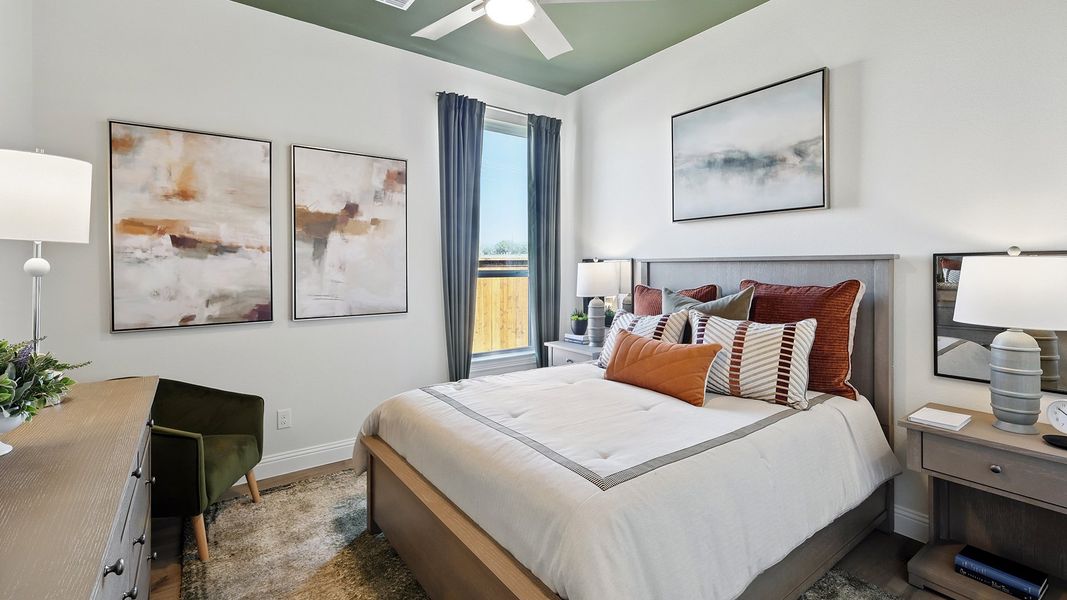 Representative furnished interior of a home built from the Princeton by DRB Homes in Green Meadows Classic, Celina (Image 16).