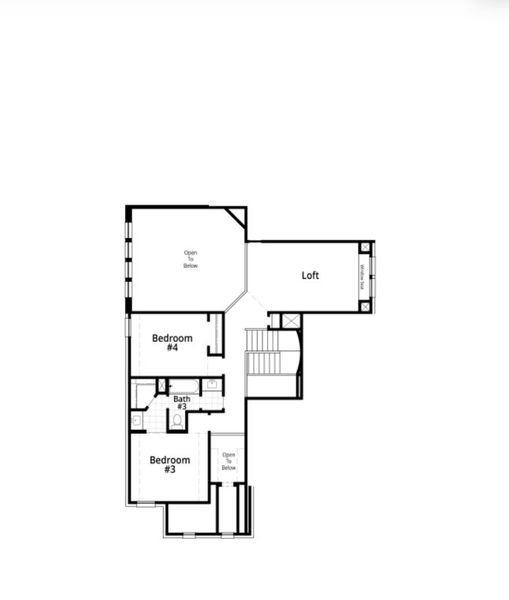 2D floor plan layout for the Middleton Plan by Highland Homes in Two Step Farm: 50ft. lots, Montgomery, TX (Image 27). 2D floor plan layout for the Middleton Plan by Highland Homes in Two Step Farm: 50ft. lots, Montgomery, TX (Image 27).