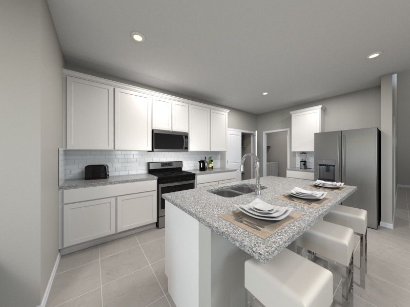 Furnished interior view inside a new home in Butler Farms - Americana Collection, Liberty Hill (Image 3). Furnished interior view inside a new home in Butler Farms - Americana Collection, Liberty Hill (Image 3).