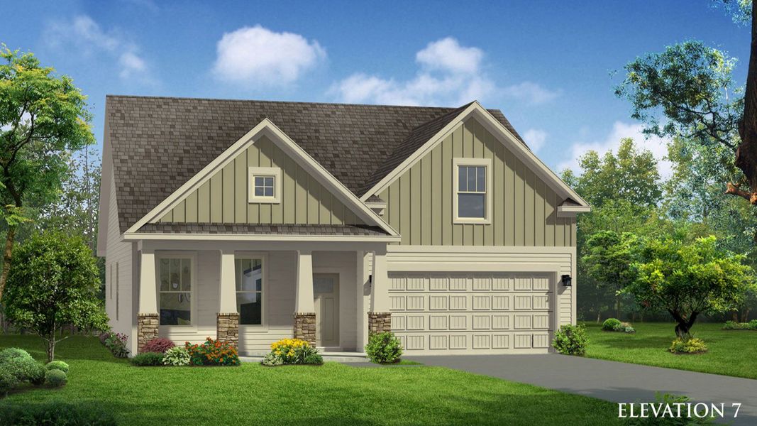 Elevation 7 of The Parker Design by DRB Homes Elevation 7 of The Parker Design by DRB Homes