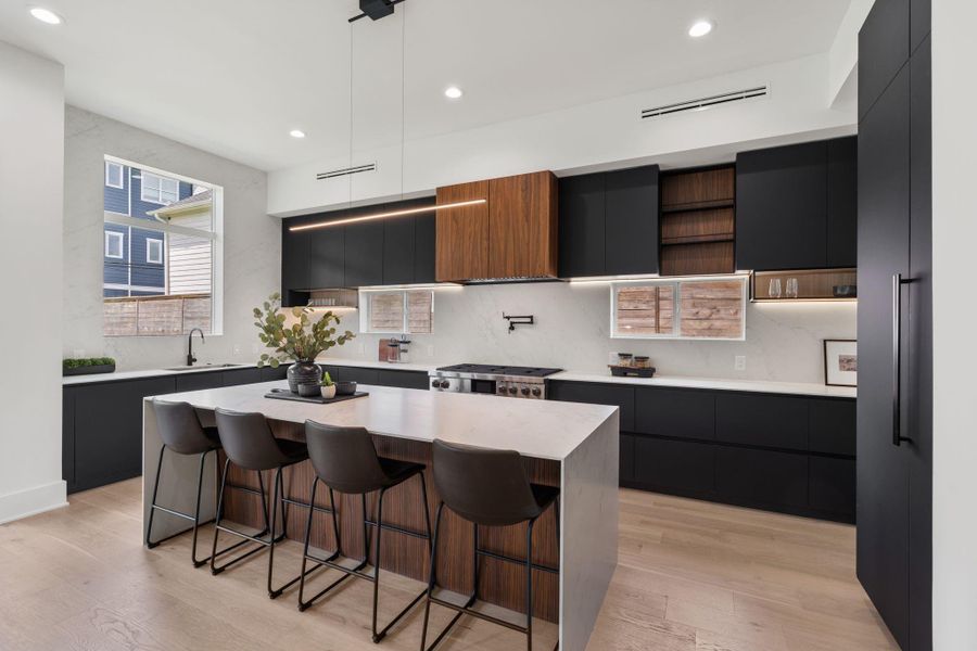 Furnished interior view inside a new home in , Houston (Image 4).