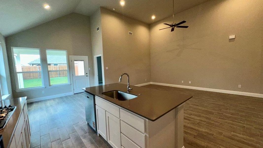 Furnished interior view inside a new home in Eagle Creek, Denton (Image 5). Furnished interior view inside a new home in Eagle Creek, Denton (Image 5).