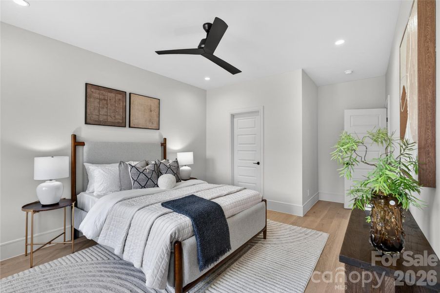 Furnished interior view inside a new home in , Charlotte (Image 18).