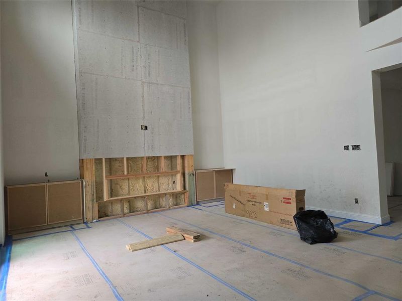 In-progress construction of a new home in , Frisco, TX (Image 15).