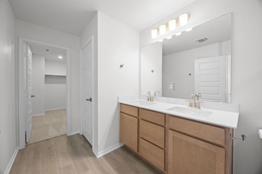 Furnished interior view inside a new home in Retreat at San Gabriel, Georgetown (Image 9).