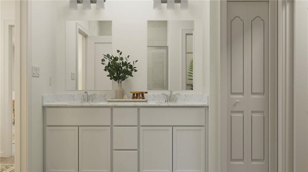 Furnished interior view inside a new home in Trailhead Landing, Alachua (Image 11).