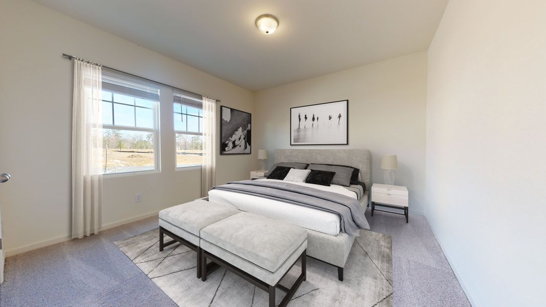 Representative furnished interior of a home built from the Pandora by Starlight Homes in Casteel, Bethlehem (Image 8).