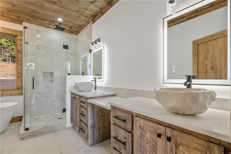Furnished interior view inside a new home in , Mineral Bluff (Image 8).
