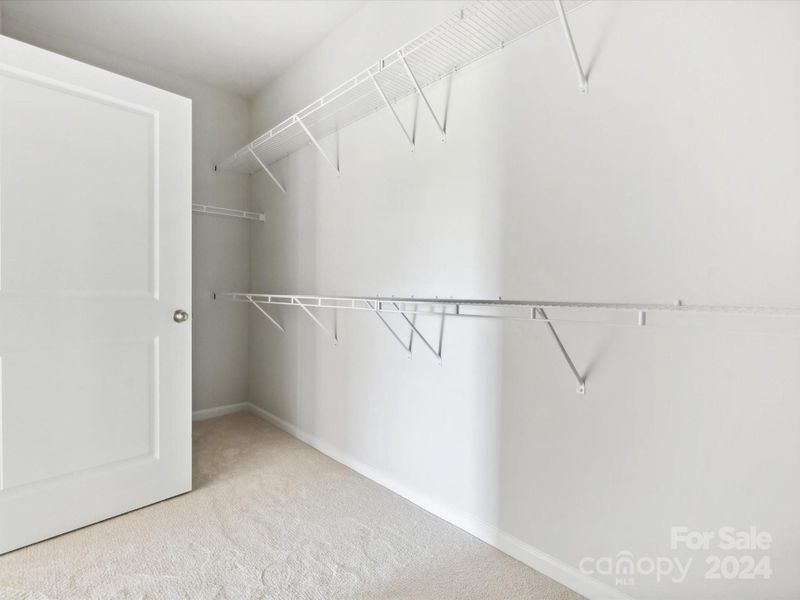 Primary closet