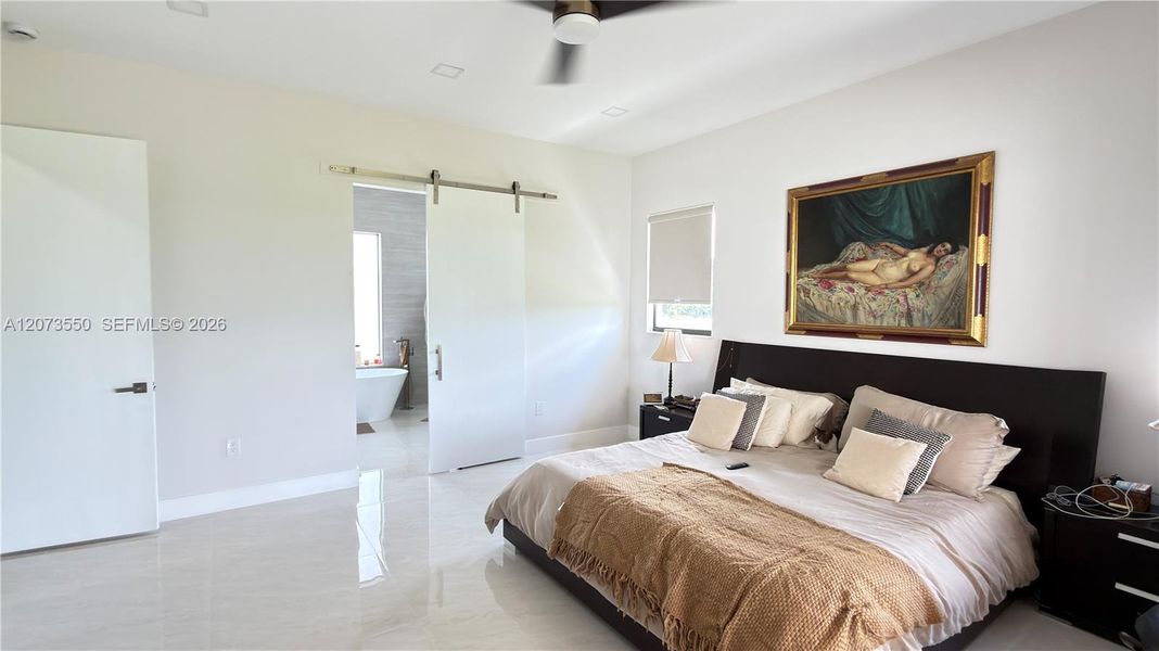Furnished interior view inside a new home in , Loxahatchee (Image 59).
