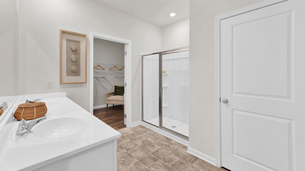 Furnished interior view inside a new home in Sweet Briar, Ooltewah (Image 30). Furnished interior view inside a new home in Sweet Briar, Ooltewah (Image 30).