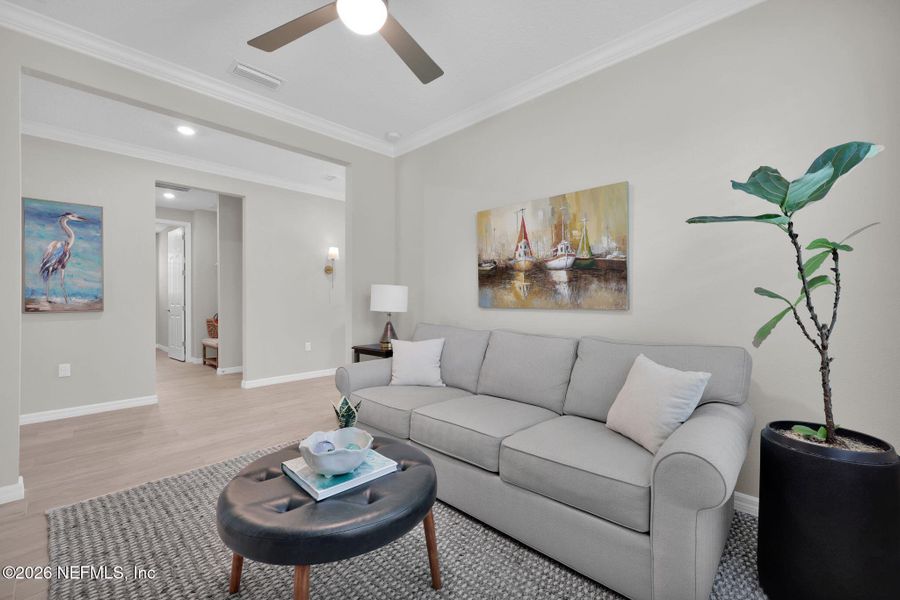 Furnished interior view inside a new home in , Ponte Vedra (Image 17).