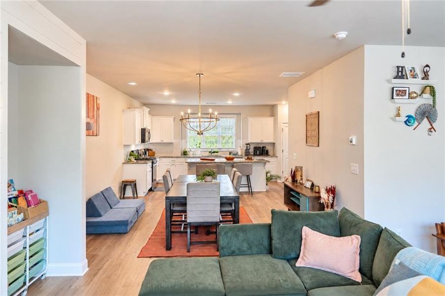 Furnished interior view inside a new home in , Lawrenceville (Image 10).