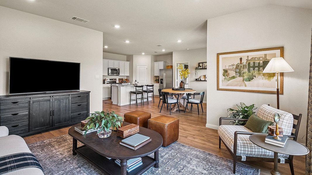 Furnished interior view inside a new home in Thunder Rock, Marble Falls (Image 27).