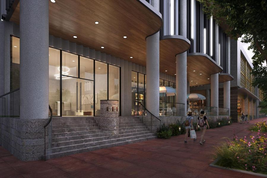 7._Ella_-_Entrance_Exterior_Nighttime 7._Ella_-_Entrance_Exterior_Nighttime