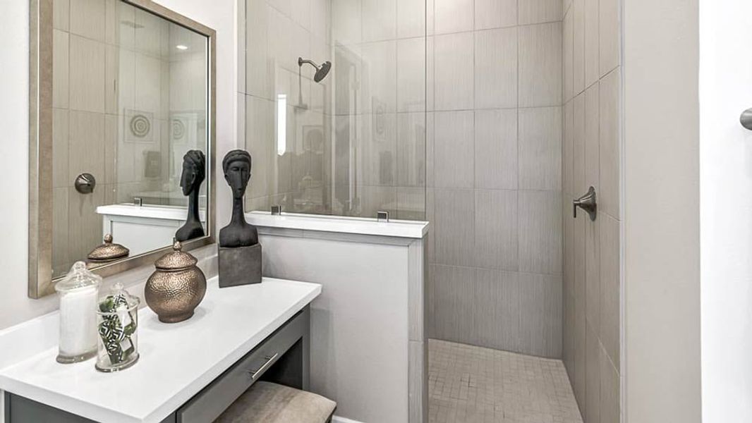 Representative furnished interior of a home built from the Regatta by Taylor Morrison in Avalon at Friendswood, Friendswood (Image 22).