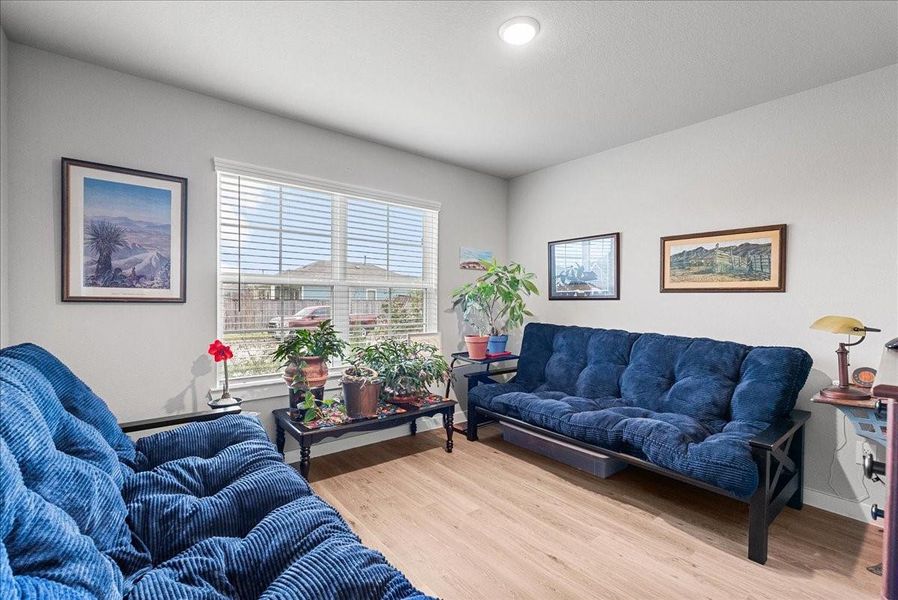 Furnished interior view inside a new home in Mustang Crossing, Alvin (Image 13).