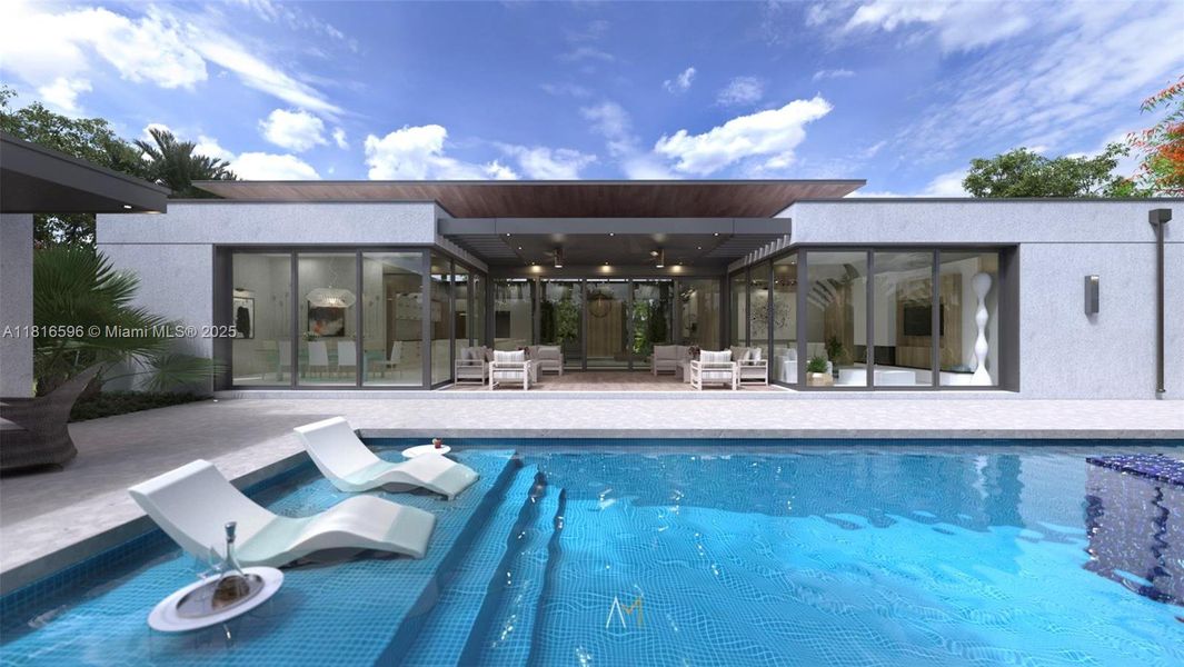 Exterior details and patio area of a home in , Pinecrest (Image 3).