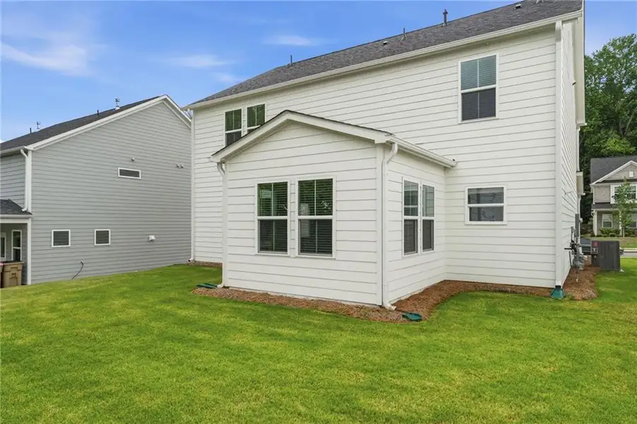Exterior details and patio area of a home in Berkeley Mill, Cumming (Image 4).