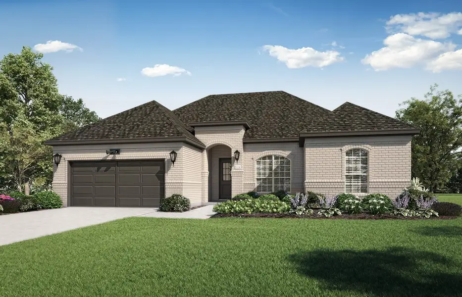 Representative exterior photo of a completed home built from the Arabella by Ladera Texas in Ladera at Tavolo Park, Fort Worth, TX (Image 2). Representative exterior photo of a completed home built from the Arabella by Ladera Texas in Ladera at Tavolo Park, Fort Worth, TX (Image 2).