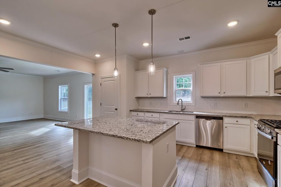 Furnished interior in a model home at Cottages at Roofs Pond in West Columbia (Image 79).