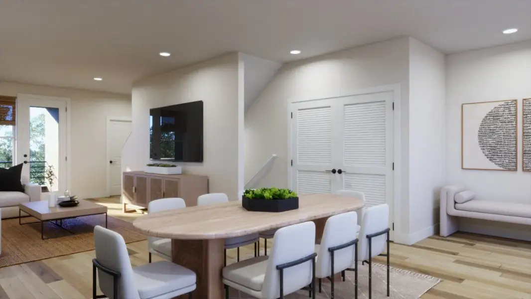 Representative furnished interior of a home built from the 2 Interior by Trumark Homes in Berkeley Villas, Denver (Image 6).
