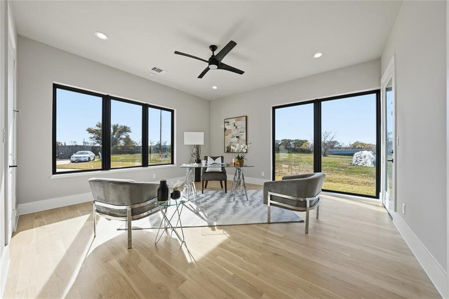 Furnished interior view inside a new home in , Gun Barrel City (Image 13). Furnished interior view inside a new home in , Gun Barrel City (Image 13).