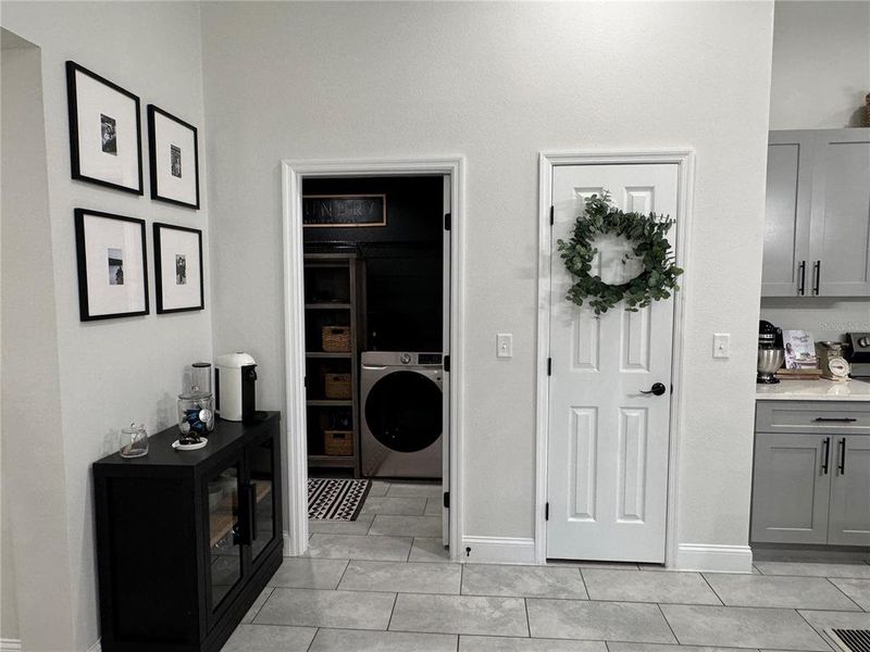 Laundry Room Entrance / Kitchen