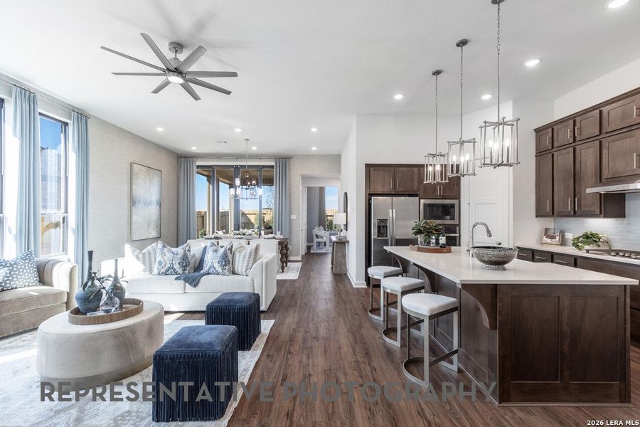 Furnished interior view inside a new home in Mayfair, New Braunfels (Image 31).