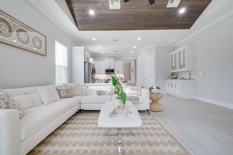 Furnished interior view inside a new home in , Vero Beach (Image 26). Furnished interior view inside a new home in , Vero Beach (Image 26).