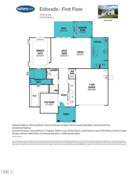 1st floor rendering
