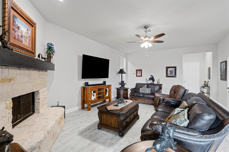 Furnished interior view inside a new home in , Godley (Image 12).