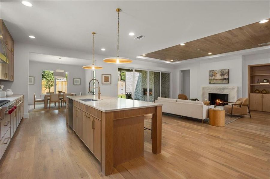 Furnished interior view inside a new home in , Dallas (Image 30). Furnished interior view inside a new home in , Dallas (Image 30).