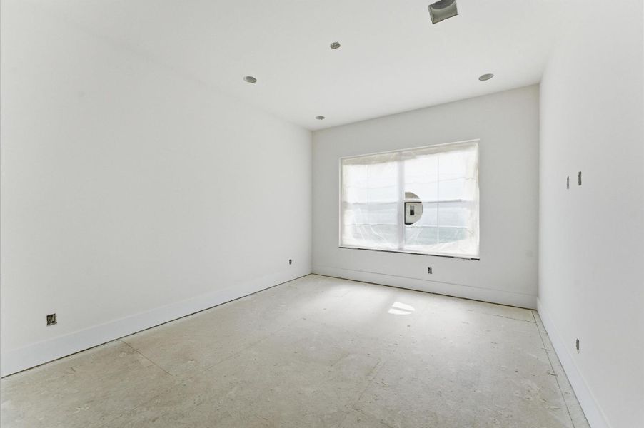 Bedroom four offers plenty of space and has natural light.