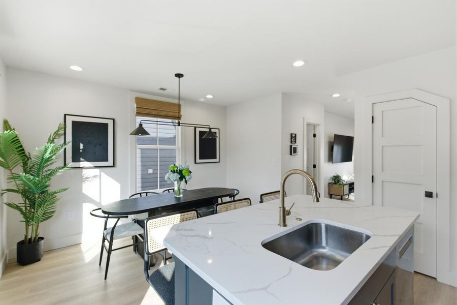 Furnished interior view inside a new home in , Charleston (Image 16).