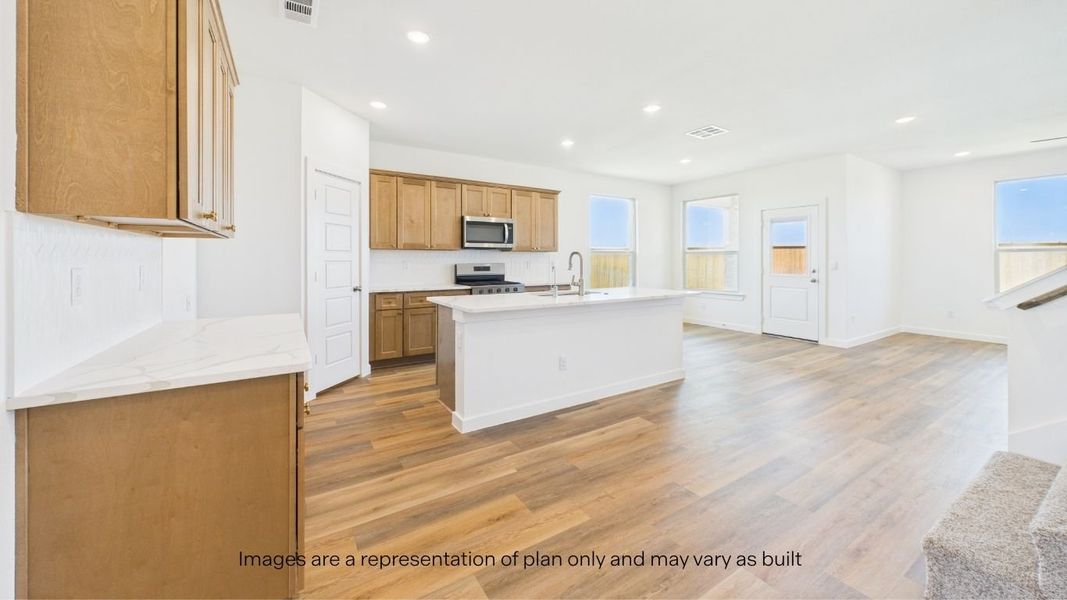 Furnished interior view inside a new home in Westmont, Lubbock (Image 8).